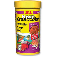 JBL NovoGranoColor корм для яскравого фарбування середніх та великих акваріумних риб, гранули, без дозатора, 250 мл