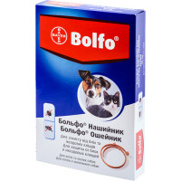 Bayer Bolfo ошейник против блох и клещей для кошек и собак, 35 см