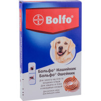 Bayer Bolfo ошейник против блох и клещей для собак, 66 см