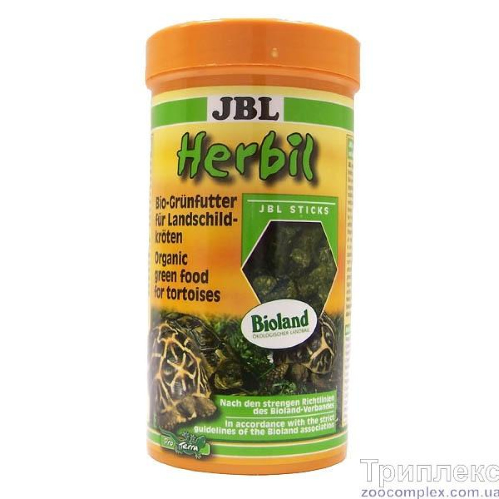 Основной корм JBL Herbil для сухопутных черепах, 250 мл