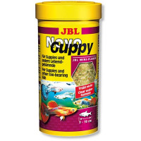 JBL NovoGuppy основний корм для гуппі та інших живородячих риб, 250 мл