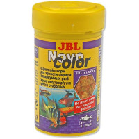 JBL NovoColor основний корм для яскравого фарбування акваріумних рибок, пластівці, 250 мл