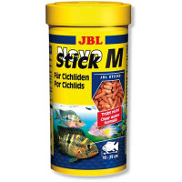 JBL NovoStick M основний корм для великих хижих цихлід, гранули, 250 мл