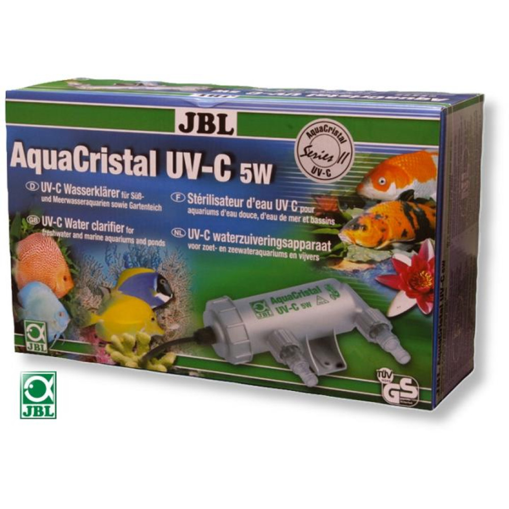 JBL AquaCristal UV-C Ультрафіолетовий стерилізатор для акваріума AquaCristal, 5 Вт