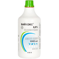 Bayer Baycox Байкокс препарат против кокцидиоза, кокцидиостатик, 2.5%, 1 л