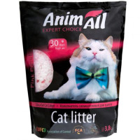 AnimAll Рожевий пелюстка, силікагелевий наповнювач, для котів, 3.8 л (1.6 кг)