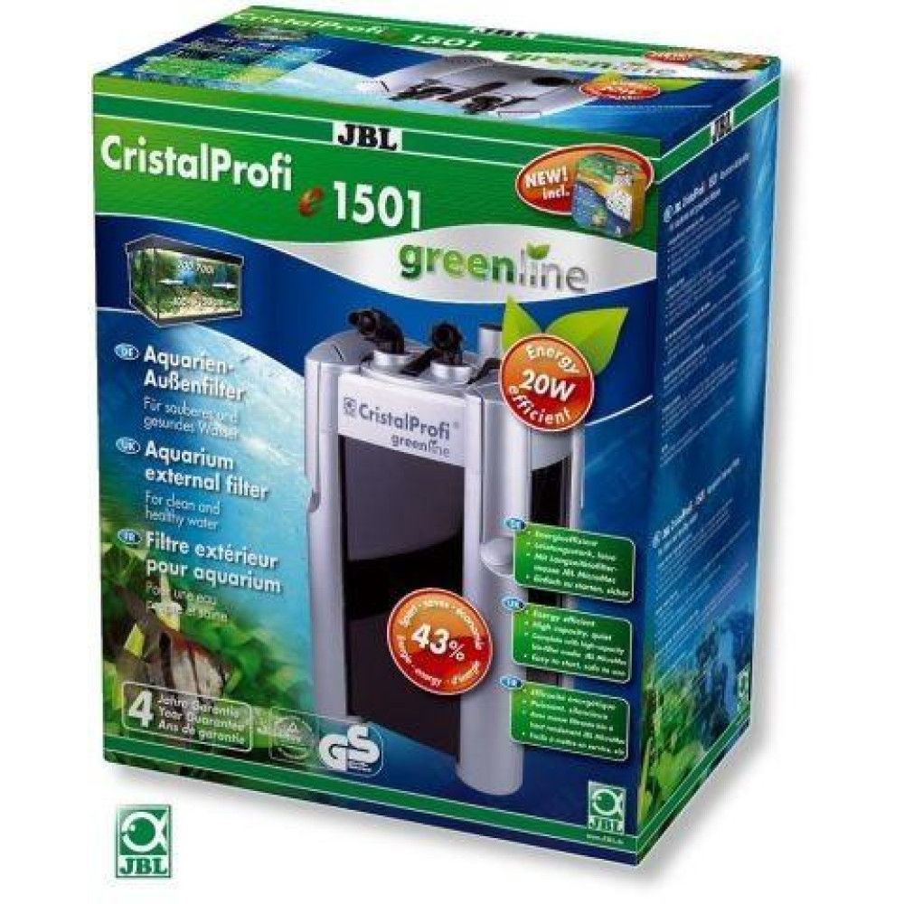 JBL CristalProfi e1501 greenline зовнішній фільтр для акваріумів 200-700 л
