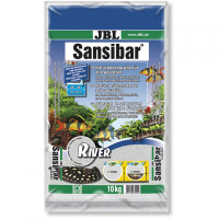 JBL Sansibar River світлий дрібний донний ґрунт з чорними камінцями, 10 кг