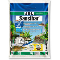 JBL Sansibar Snow білий донний грунт для акватераріумів, прісноводних та морських акваріумів, 5 кг