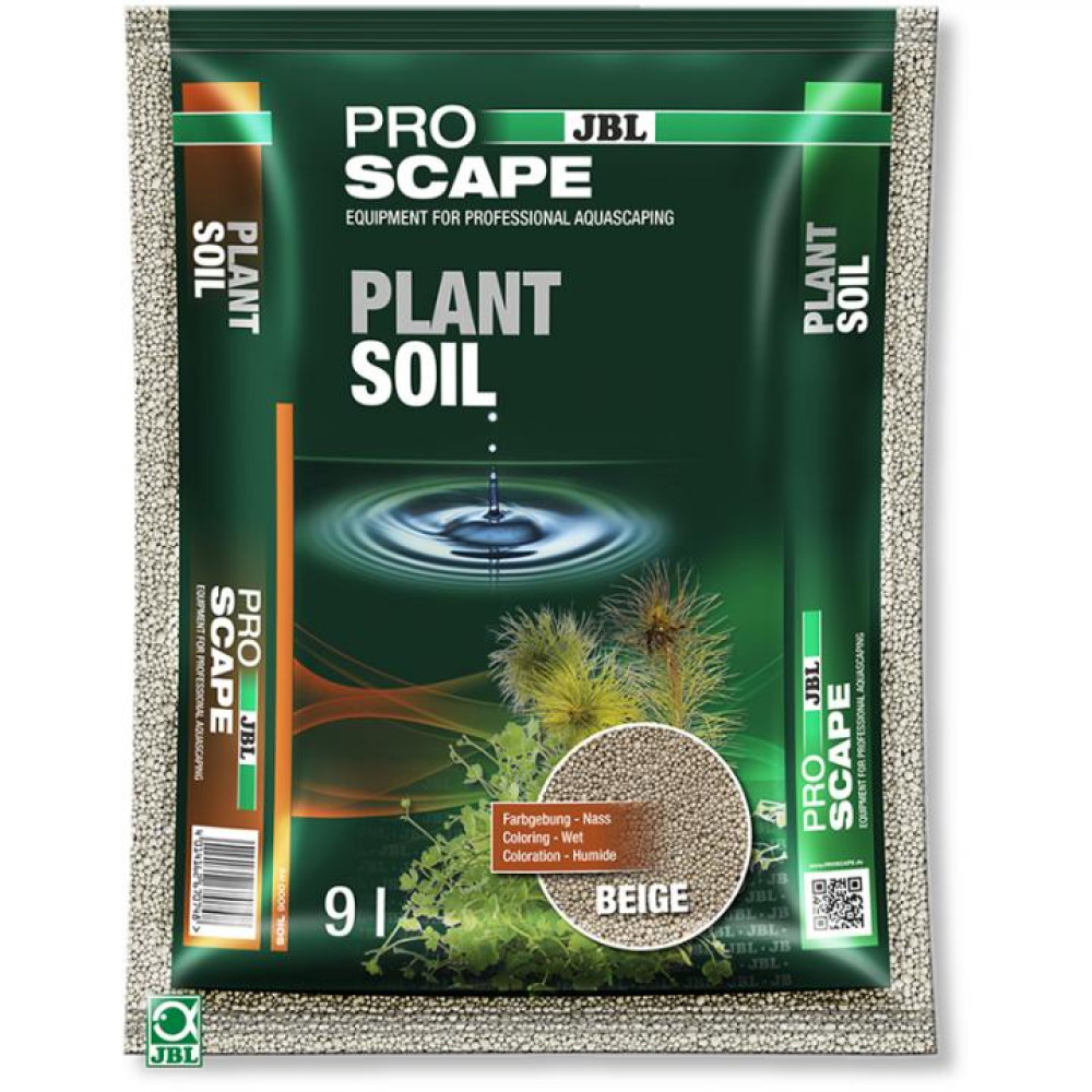 JBL ProScape Plant Soil BEIGE живильний ґрунт для рослинних акваріумів, бежевий, 9 л