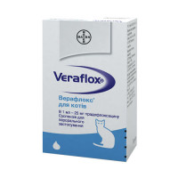 Bayer Veraflox Верафлокс оральна суспензия для котов, 15 мл (56292)
