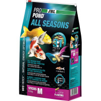 JBL ProPond All Seasons M всесезонний корм для середніх кої та інших ставкових риб, 1.1 кг