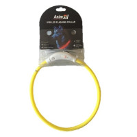 AnimAll LED нашийник для собак, M, 50 см, жовтий