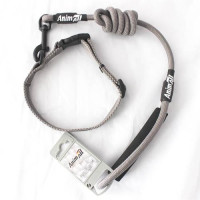 AnimAll HJ-Y304-LC-Gray-S комплект нашийник з повідцем для собак S, сірий