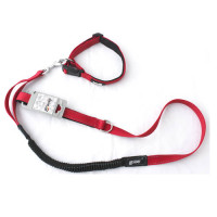 AnimAll HJ-Y304-LC-Red-L комплект нашийник з повідцем для собак, L, червоний