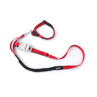 AnimAll HJ-Y304-LC-Red-M комплект нашийник з повідцем для собак, M, 1×120 см/27-42 см, червоний