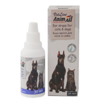 AnimAll VetLine вушні краплі для котів та собак, 30 мл