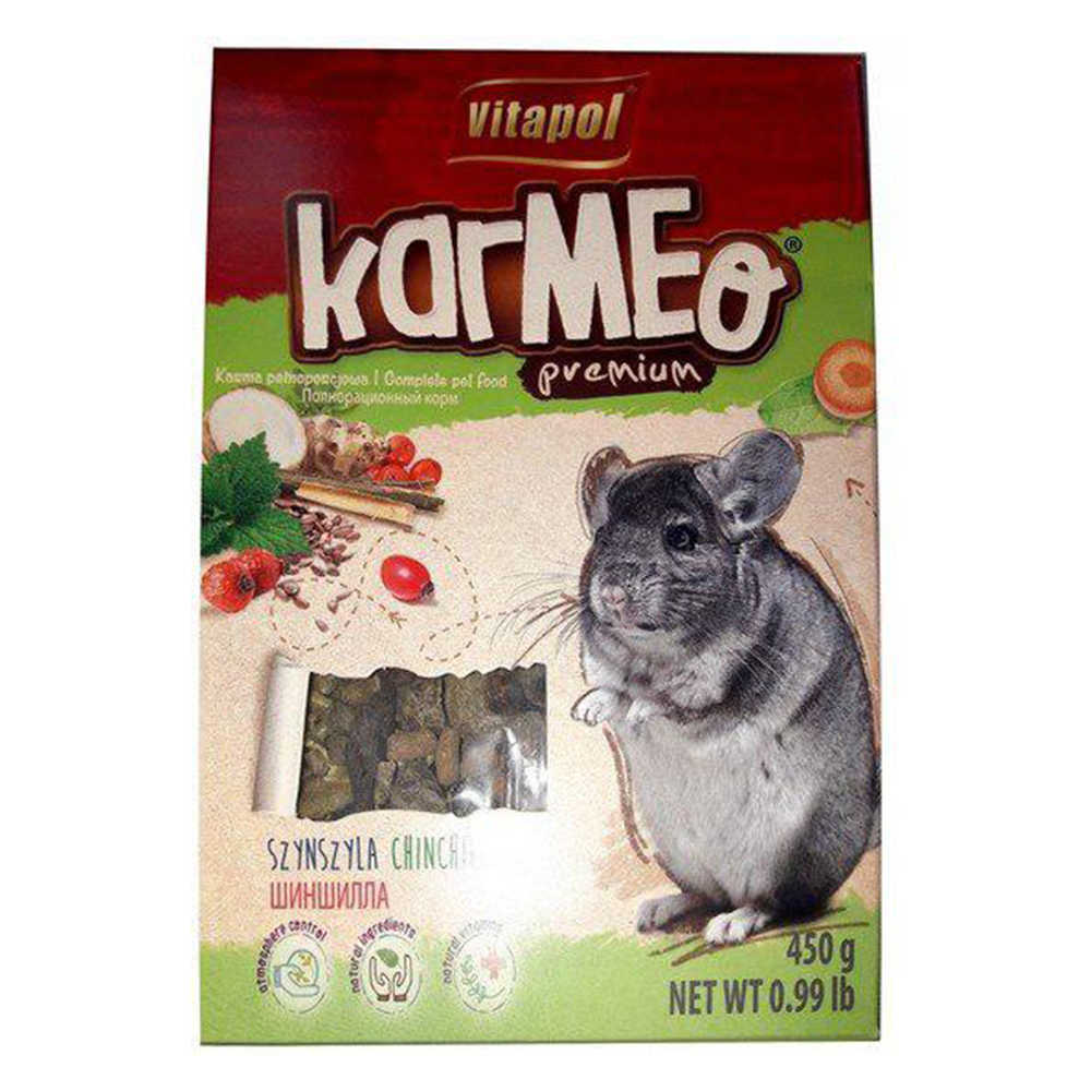 Премиум корм Vitapol Karmeo для шиншилл, 450 г