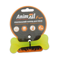 AnimAll Fun іграшка кістка, жовта, 8 см
