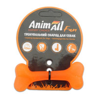 AnimAll Fun іграшка кістка, помаранчева, 8 см
