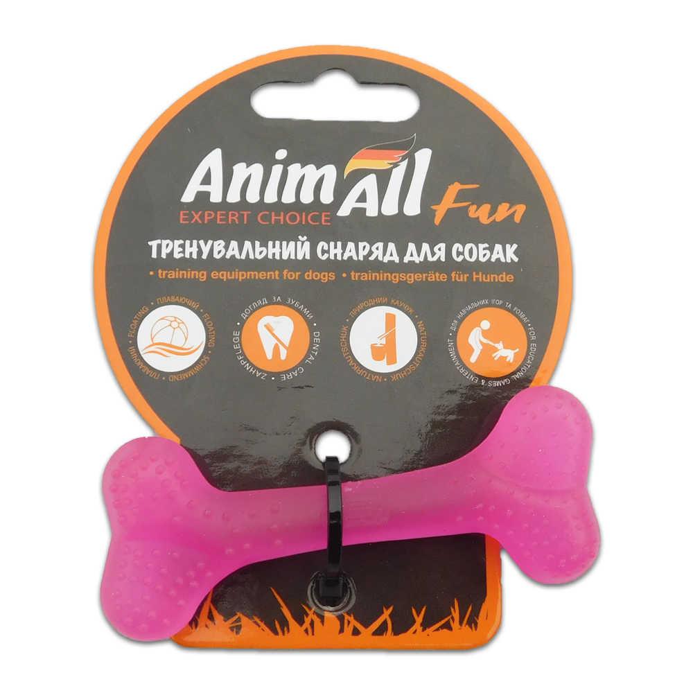 Іграшка AnimAll Fun кістка, фіолетова, 8 см