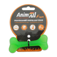 AnimAll Fun іграшка кістка, зелений, 8 см