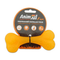 AnimAll Fun іграшка кістка, жовта, 12 см