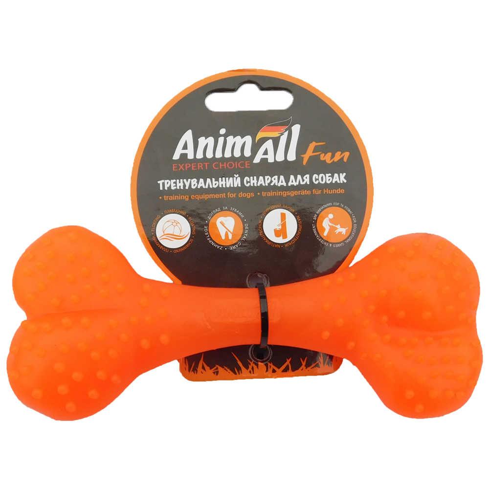 Іграшка AnimAll Fun кістка, помаранчева, 15 см