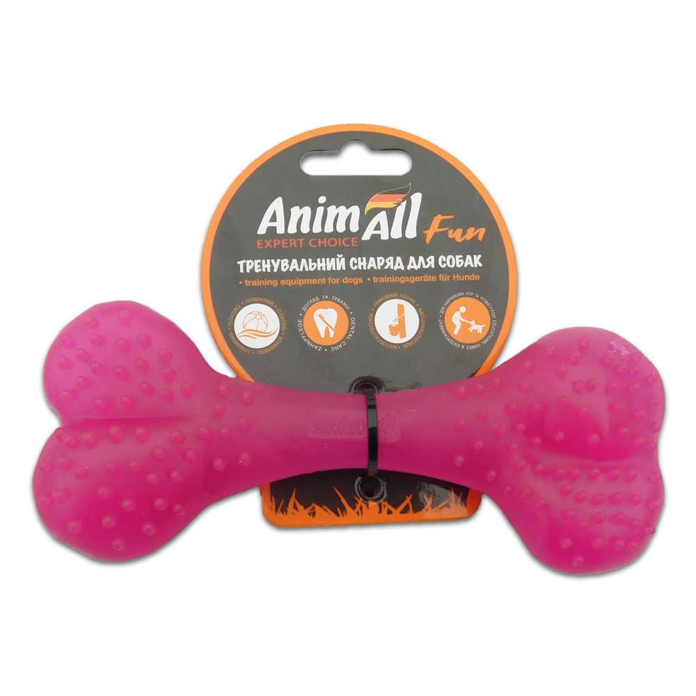 Іграшка AnimAll Fun кістка, фіолетова, 15 см