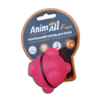 AnimAll Fun іграшка куля молекула, кораловий, 5 см