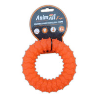 AnimAll Fun іграшка кільце з шипами, помаранчеве, 12 см
