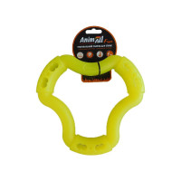 AnimAll Fun іграшка для собак кільце 6 сторін, жовте, 20 см