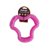 AnimAll Fun іграшка для собак кільце 6 сторін, фіолетовий, 20 см