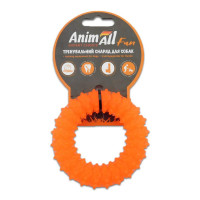 AnimAll Fun іграшка кільце з шипами, помаранчеве, 9 см