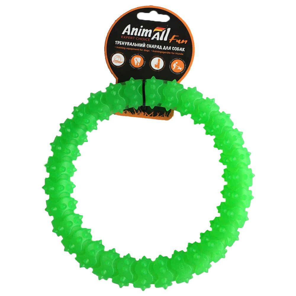 Іграшка AnimAll Fun кільце з шипами, зелене, 20 см