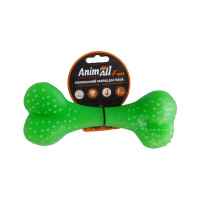 AnimAll Fun іграшка кістка, зелена, 25 см