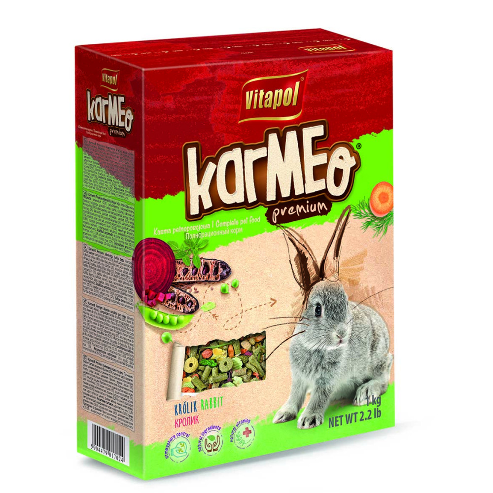 Премиум корм Vitapol Karmeo для кроликов, 1кг Премиум корм Vitapol Karmeo для кроликов, 1кг