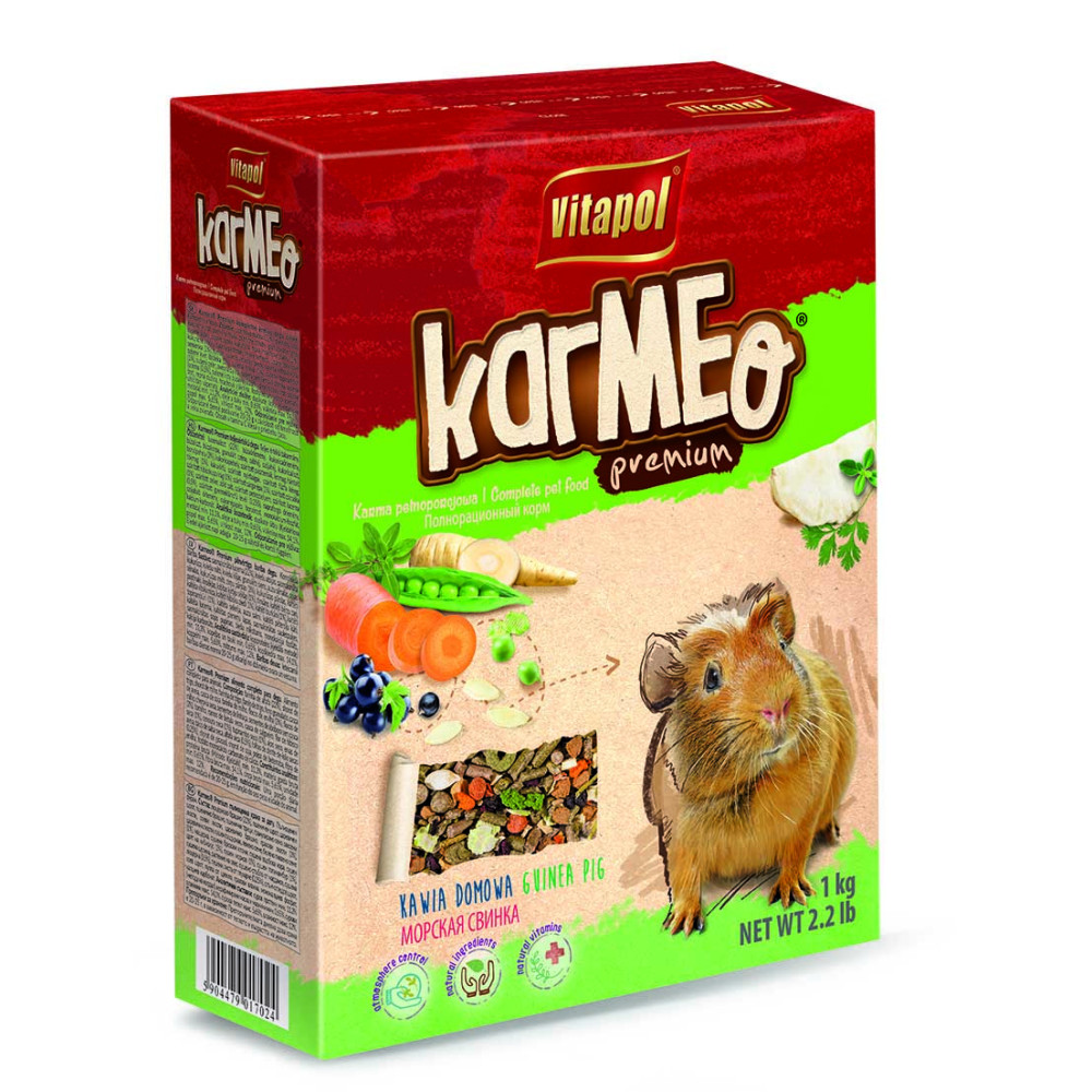 Премиум корм Vitapol Karmeo для морской свинки, 1 кг Премиум корм Vitapol Karmeo для морской свинки, 1 кг