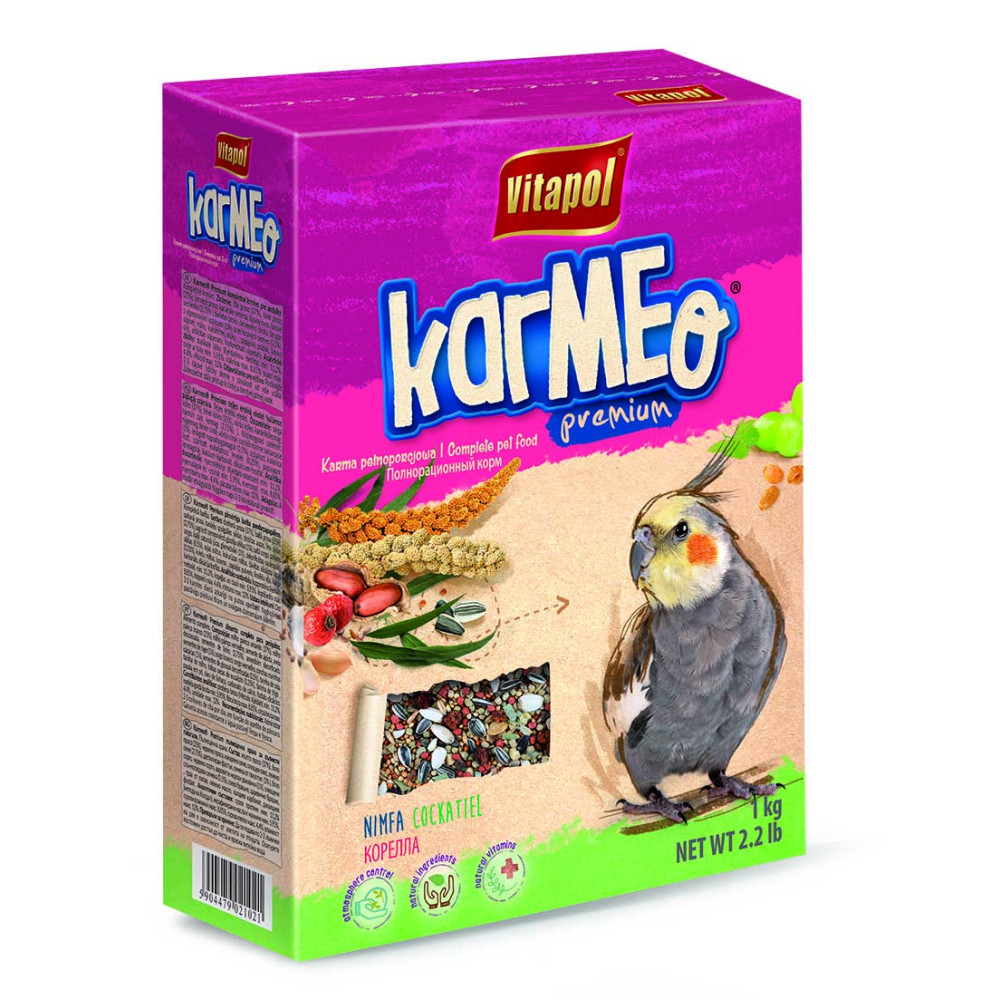 Преміум корм Vitapol Karmeo для німф, 500г Преміум корм Vitapol Karmeo для німф, 500г