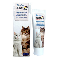 AnimAll VetLine Мальт паста для виведення шерсті, для котів, 20 мл
