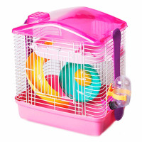 AnimAll P-679 клітка для хом'яка, 28.5×19.5×27 см, рожева