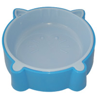 AnimAll пластикова миска у формі равлика, для котів, S, 200 мл, блакитна