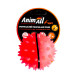 Игрушка AnimAll Fun мяч каштан для собак, 7 см, коралловая