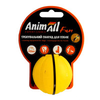 AnimAll Fun іграшка для собак тренувальний м'яч, жовта, 5 см