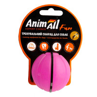 AnimAll Fun іграшка для собак тренувальний м'яч, фіолетова, 5 см