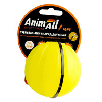 AnimAll Fun іграшка для собак тренувальний м'яч, жовта, 7 см