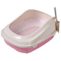 AnimAll P 1061 туалет з сіткою, для дорослих котів, 56×40×21, рожевий