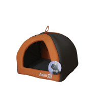 AnimAll Wendy M будиночок для собак, помаранчевий, 41×41×32 см