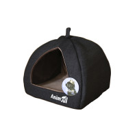 AnimAll Piter S будиночок для собак, сірий, 38×38×29 см