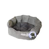 AnimAll Rolyal S лежак для собак, сірий, 48×42×20 см